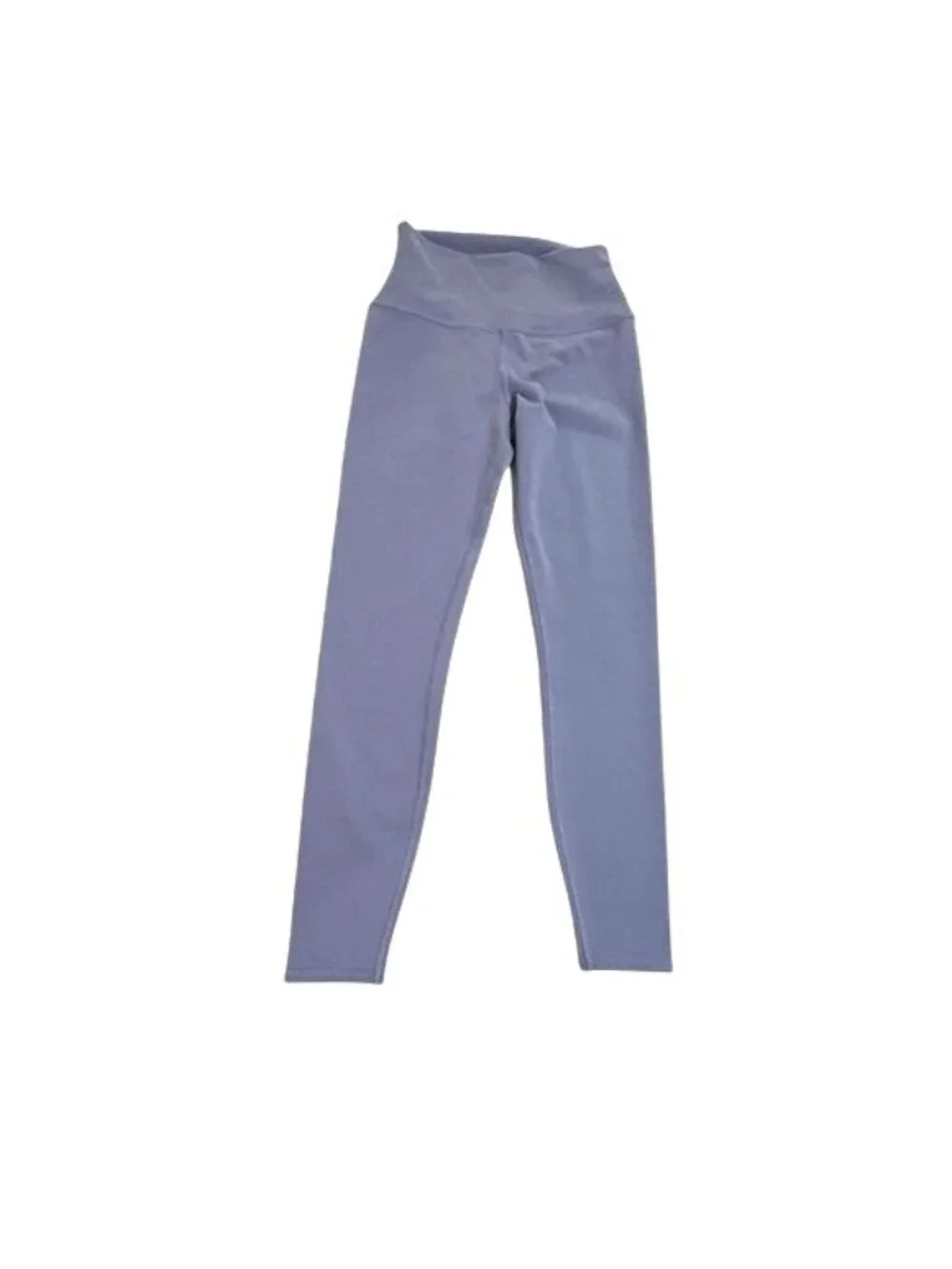 Alo Yoga 7/8 High-Waist Airbrush Leggings in Lilac Blue